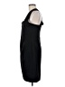 Halston 100% Polyester Solid Black Cocktail Dress Size 6 - photo 5
