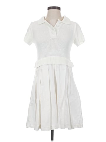 Flat White Casual Dress (view 1)
