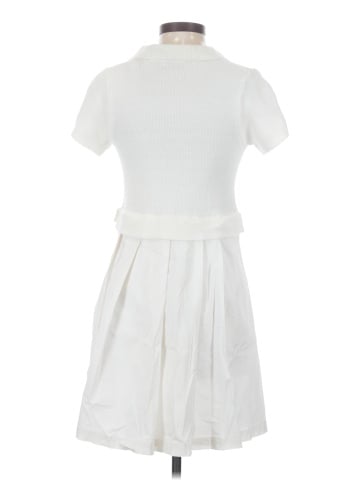 Flat White Casual Dress (view 2)