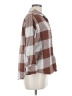 Unbranded Checkered-gingham Brown Long Sleeve Button-Down Shirt Size M (petite) - photo 4