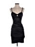 madden nyc Solid Black Cocktail Dress Size M - photo 1
