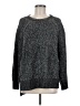 Ellen Tracy Metallic Gray Pullover Sweater Size M - photo 1