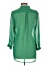 Bluetique Green Long Sleeve Blouse Size L - photo 2
