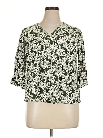 Fun2Fun 3/4 Sleeve Blouse (view 1)