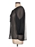19 Cooper 100% Polyester Black 3/4 Sleeve Blouse Size L - photo 5