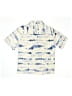 Zara Tie-dye Blue Short Sleeve Button-Down Shirt Size 13 - 14 - photo 2
