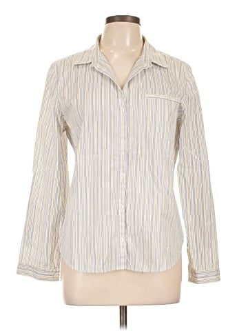 Lafayette 148 New York Long Sleeve Button-Down Shirt (view 1)