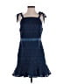 Tea & Cup 100% Polyester Blue Casual Dress Size M - photo 1