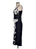 Gianfranco Ferre Graphic Black Blue Cocktail Dress Size XXS (estimated) - photo 5