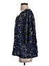 Tommy Bahama 100% Rayon Floral Blue 3/4 Sleeve Blouse Size S - photo 5