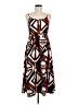 GB Graphic Brown Casual Dress Size M - photo 1