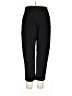 H&M 100% Polyester Solid Black Casual Pants Size 10 - photo 1