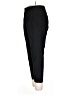 H&M 100% Polyester Solid Black Casual Pants Size 10 - photo 5