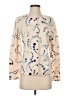 Christopher & Banks 100% Cotton Tan Long Sleeve Blouse Size S - photo 1