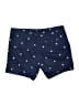 British Khaki Polka Dots Blue Shorts Size 10 - photo 2