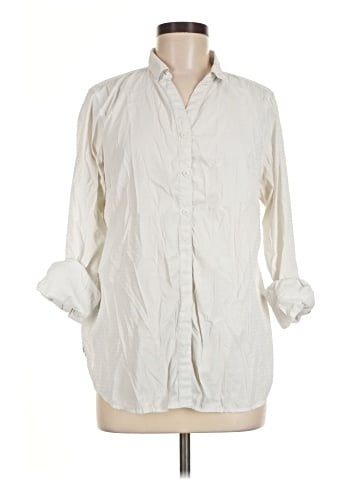 L.L.Bean 3/4 Sleeve Button-Down Shirt (view 1)