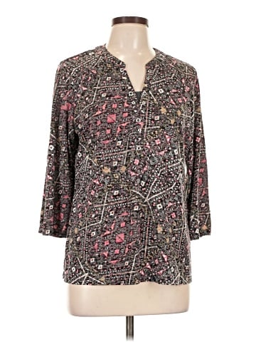 Gloria Vanderbilt 3/4 Sleeve Blouse (view 1)