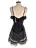 Francesca's 100% Polyester Polka Dots Black Romper Size XS - photo 2