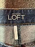 Ann Taylor LOFT Chevron-herringbone Blue Jeans Size 6 (petite) - photo 4