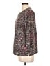 Gloria Vanderbilt Paisley Gray 3/4 Sleeve Blouse Size L - photo 5