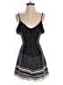 Francesca's 100% Polyester Polka Dots Black Romper Size XS - photo 1