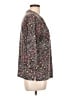 Gloria Vanderbilt Paisley Gray 3/4 Sleeve Blouse Size L - photo 4