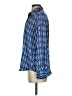 Zara Print Blue Long Sleeve Blouse Size S - photo 5