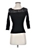 Dolce Cabo Black 3/4 Sleeve Top Size S - photo 1
