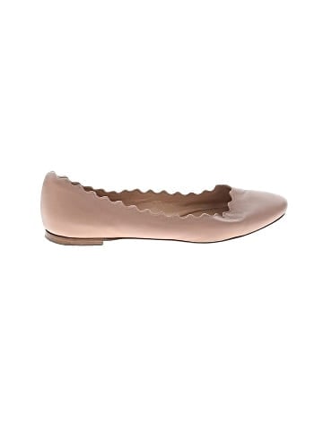 Chloé Leather Lauren Scalloped Ballet Flats (view 1)