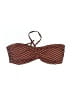 H&M Chevron-herringbone Brown Swimsuit Top Size 8 - photo 1