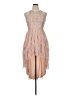 Teeze Me 100% Polyester Pink Cocktail Dress Size 15 - photo 1