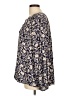 Old Navy 100% Rayon Paisley Blue Long Sleeve Blouse Size L - photo 5