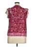 DR2 100% Rayon Pink Short Sleeve Blouse Size XL - photo 2