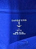 Lands' End 100% Cotton Blue Long Sleeve Polo Size L (youth) - photo 3
