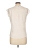 Massimo Dutti Ivory Sleeveless T-Shirt Size M - photo 2