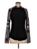 Ultra Flirt Black Long Sleeve Blouse Size M - photo 1