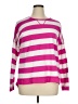 Crown & Ivy Stripes Pink Pullover Sweater Size XL - photo 1