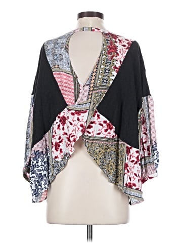 Umgee 3/4 Sleeve Blouse (view 2)