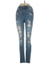 Aeropostale Hearts Blue Jeans Size 0R - photo 1