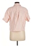Athleta 100% Linen Pink Short Sleeve Button-Down Shirt Size L - photo 2