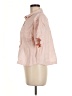 Athleta 100% Linen Pink Short Sleeve Button-Down Shirt Size L - photo 5