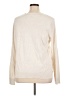 Ann Taylor LOFT Outlet 100% Cotton Graphic Ivory Pullover Sweater Size XL - photo 2