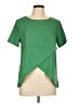 Unbranded 100% Polyester Green Short Sleeve Blouse Size L - photo 1