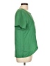 Unbranded 100% Polyester Green Short Sleeve Blouse Size L - photo 4
