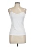 Candie's 100% Polyester White Tank Top Size L - photo 1