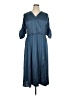 Halogen Blue Casual Dress Size 1X - photo 1