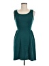 Eyeshadow Solid Teal Cocktail Dress Size M - photo 1