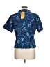 Requirements Blue Short Sleeve Blouse Size L - photo 2