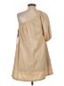 Things Between 100% Cotton Solid Tan Casual Dress Size S - photo 2