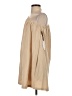 Things Between 100% Cotton Solid Tan Casual Dress Size S - photo 5